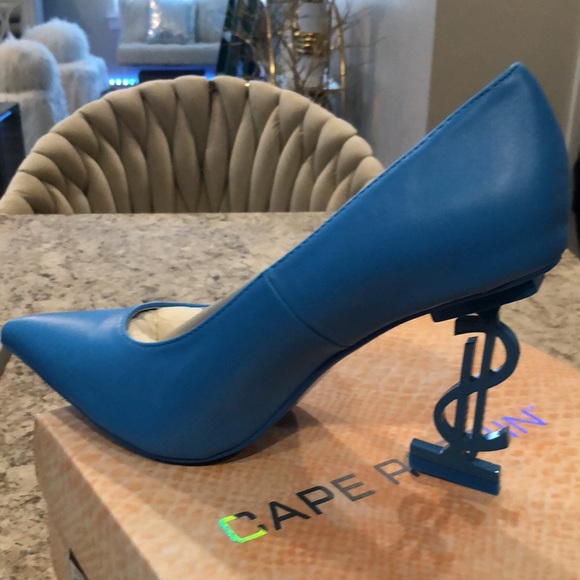 Cape Robbin Priceless Blue Heels New In Box! - Picture 7 of 8